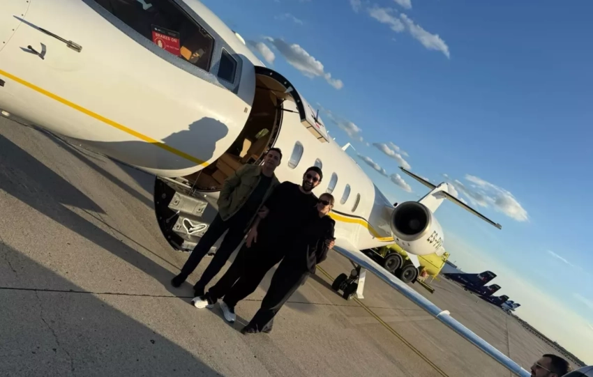 Private Jet Getaway to London: Didem Soydan and Öncü Sönmez’s Luxurious Trip!